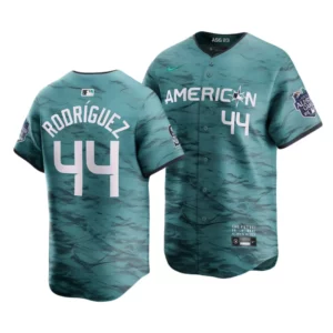 American League Julio Rodriguez 2023 MLB All-Star Game Teal Limited Jersey