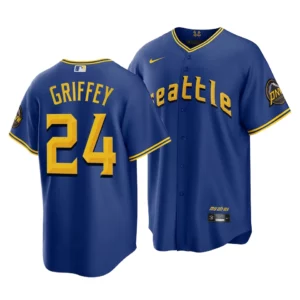 Ken Griffey Jr. Mariners 2023 City Connect Royal Replica Jersey