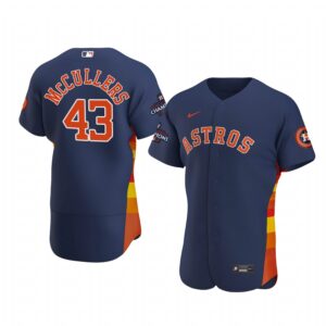 Lance McCullers Houston Astros Navy 2022 World Series Champions Authentic Jersey - Men's