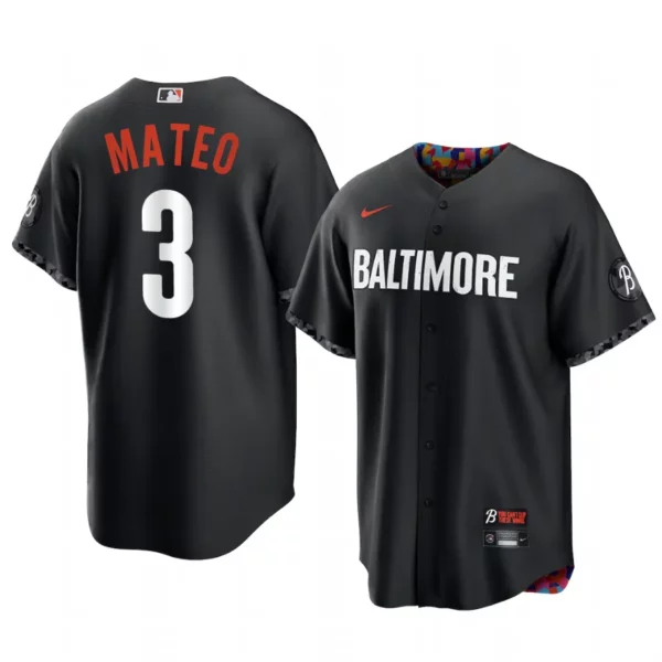 Jorge Mateo Baltimore Orioles Black 2023 City Connect Replica Jersey - Men's