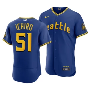 Ichiro Suzuki Seattle Mariners 2023 City Connect Royal Authentic Jersey