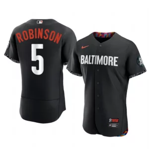 Brooks Robinson Baltimore Orioles Black 2023 City Connect Authentic Jersey - Men's