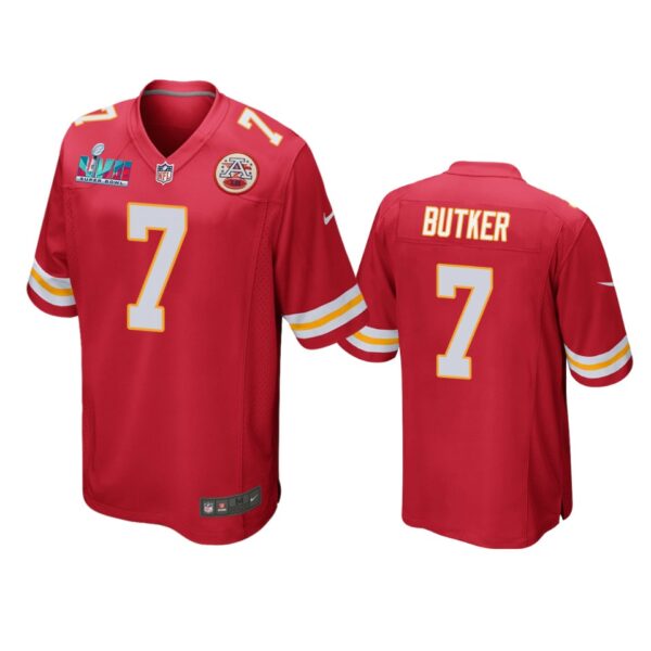 Harrison Butker Kansas City Chiefs Red Super Bowl LVII Game Jersey