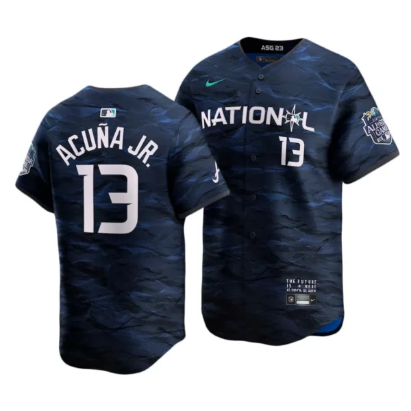 Ronald Acuna Jr. National League 2023 MLB All-Star Game Royal Limited Jersey