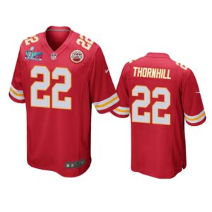 Juan Thornhill Kansas City Chiefs Red Super Bowl LVII Game Jersey