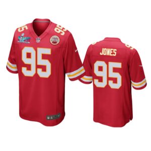 Chris Jones Kansas City Chiefs Red Super Bowl LVII Game Jersey