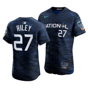 Austin Riley National League 2023 MLB All-Star Game Royal Elite Jersey
