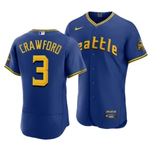 J.P. Crawford Seattle Mariners 2023 City Connect Royal Authentic Jersey