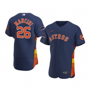 Trey Mancini Houston Astros Navy 2022 World Series Champions Authentic Jersey - Men's