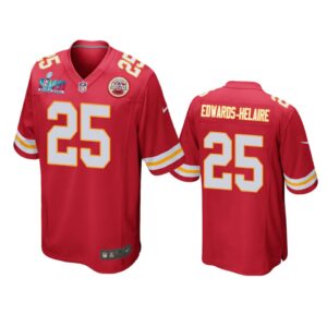 Clyde Edwards-Helaire Kansas City Chiefs Red Super Bowl LVII Game Jersey