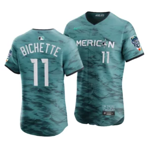 Bo Bichette American League 2023 MLB All-Star Game Teal Elite Jersey