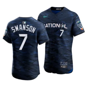 Dansby Swanson National League 2023 MLB All-Star Game Royal Elite Jersey