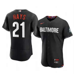 Austin Hays Baltimore Orioles Black 2023 City Connect Authentic Jersey - Men's
