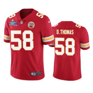 Derrick Thomas Kansas City Chiefs Red Super Bowl LVII Vapor Limited Jersey