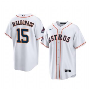 Martin Maldonado Houston Astros White 2022 World Series Champions Replica Jersey - Men's