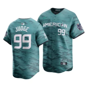 Aaron Judge American League 2023 MLB All-Star Game Teal Limited Jersey
