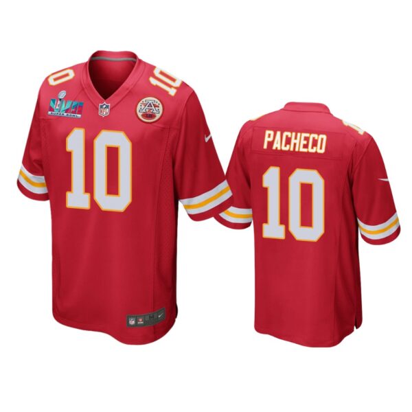 Isaih Pacheco Kansas City Chiefs Red Super Bowl LVII Game Jersey