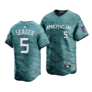 Corey Seager American League 2023 MLB All-Star Game Teal Limited Jersey