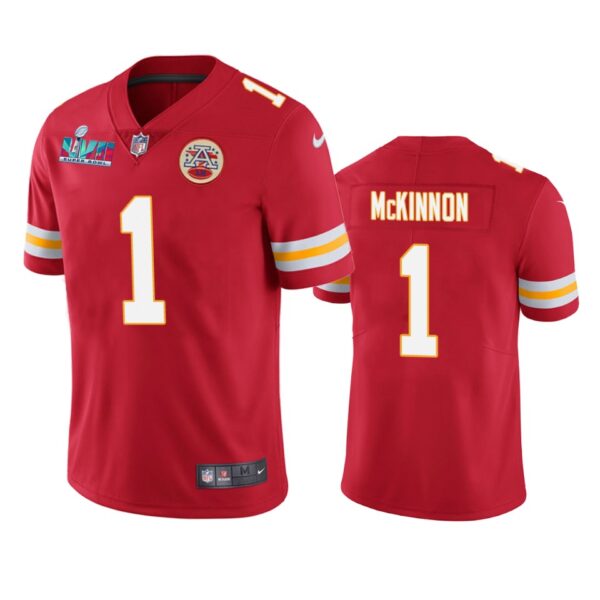 Jerick McKinnon Kansas City Chiefs Red Super Bowl LVII Game Jersey