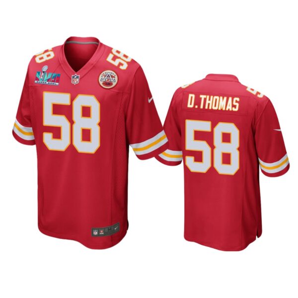 Derrick Thomas Kansas City Chiefs Red Super Bowl LVII Game Jersey