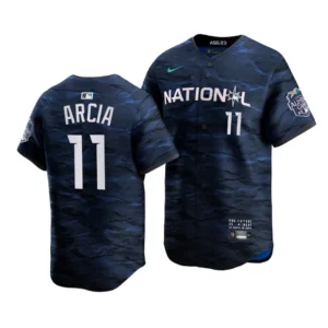 Orlando Arcia National League 2023 MLB All-Star Game Royal Limited Jersey