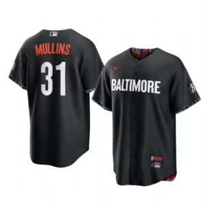 Cedric Mullins Baltimore Orioles Black 2023 City Connect Replica Jersey - Men's