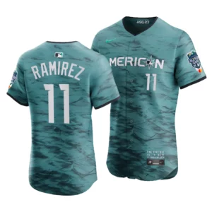 Jose Ramirez American League 2023 MLB All-Star Game Teal Elite Jersey