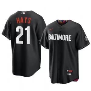 Austin Hays Baltimore Orioles Black 2023 City Connect Replica Jersey - Men's