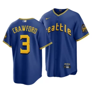 J.P. Crawford Mariners 2023 City Connect Royal Replica Jersey