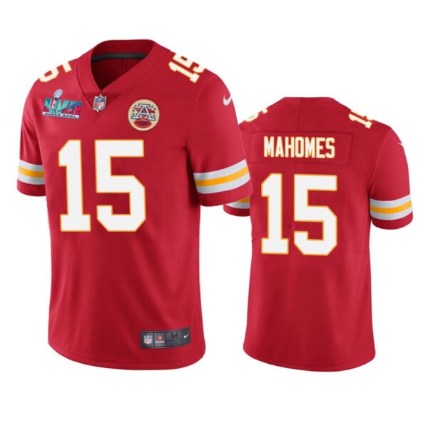 Patrick Mahomes Kansas City Chiefs Red Super Bowl LVII Vapor Limited Jersey