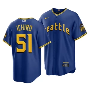 Ichiro Suzuki Mariners 2023 City Connect Royal Replica Jersey