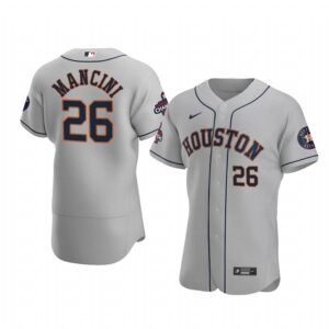 Trey Mancini Houston Astros Gray 2022 World Series Champions Authentic Jersey - Men's