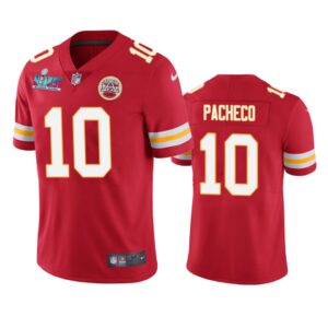 Isaih Pacheco Kansas City Chiefs Red Super Bowl LVII Vapor Limited Jersey