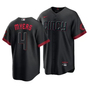 Reds Wil Myers 2023 City Connect Black Replica Jersey