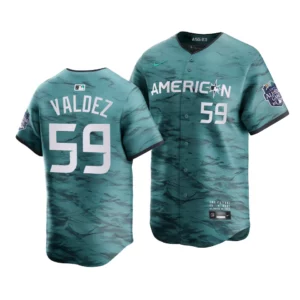 Framber Valdez American League 2023 MLB All-Star Game Teal Limited Jersey