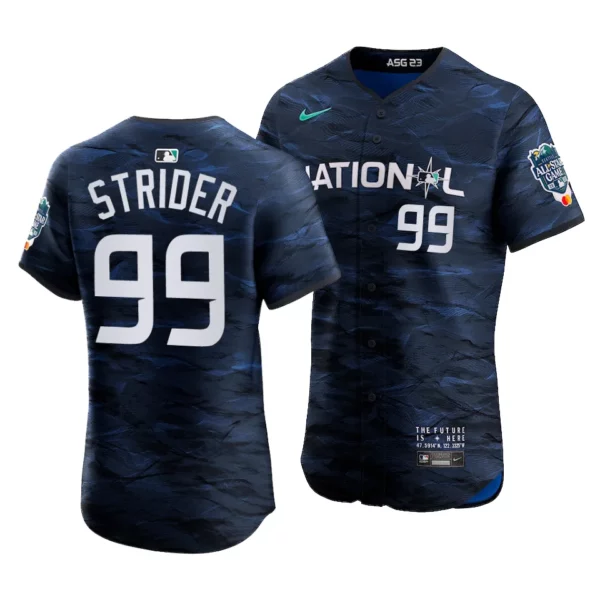 Spencer Strider National League 2023 MLB All-Star Game Royal Elite Jersey