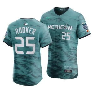 Brent Rooker American League 2023 MLB All-Star Game Teal Elite Jersey