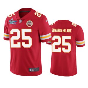 Clyde Edwards-Helaire Kansas City Chiefs Red Super Bowl LVII Vapor Limited Jersey