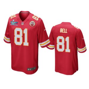 Blake Bell Kansas City Chiefs Red Super Bowl LVII Game Jersey