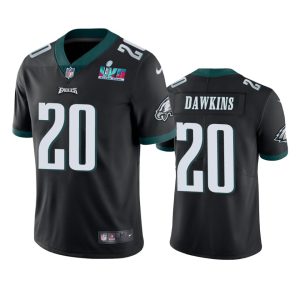 Brian Dawkins Philadelphia Eagles Black Super Bowl LVII Vapor Limited Jersey