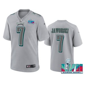 Ron Jaworski Philadelphia Eagles Gray Super Bowl LVII Atmosphere Jersey