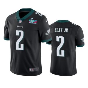 Darius Slay Jr Philadelphia Eagles Black Super Bowl LVII Vapor Limited Jersey