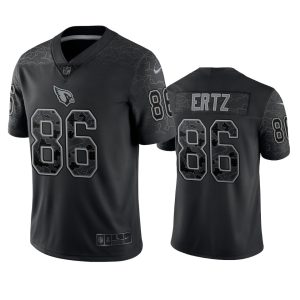 Zach Ertz Arizona Cardinals Black Reflective Limited Jersey