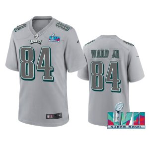 Greg Ward Jr. Philadelphia Eagles Gray Super Bowl LVII Atmosphere Jersey