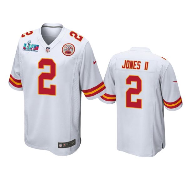 Ronald Jones II Kansas City Chiefs White Super Bowl LVII Game Jersey