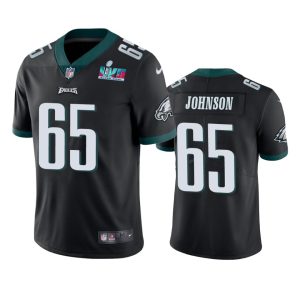 Lane Johnson Philadelphia Eagles Black Super Bowl LVII Vapor Limited Jersey