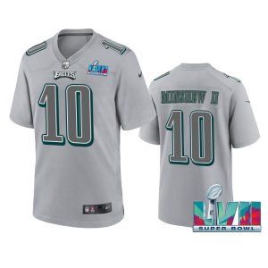 Gardner Minshew II Philadelphia Eagles Gray Super Bowl LVII Atmosphere Jersey