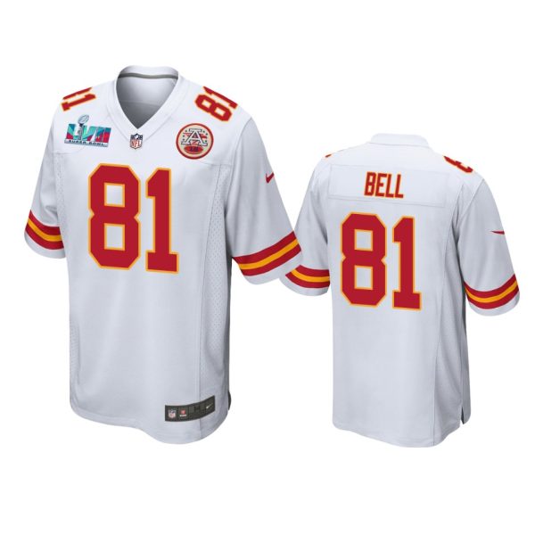 Blake Bell Kansas City Chiefs White Super Bowl LVII Game Jersey