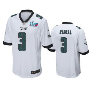 Zach Pascal Philadelphia Eagles White Super Bowl LVII Game Jersey