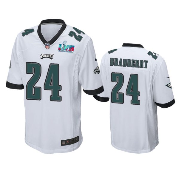 James Bradberry Philadelphia Eagles White Super Bowl LVII Game Jersey